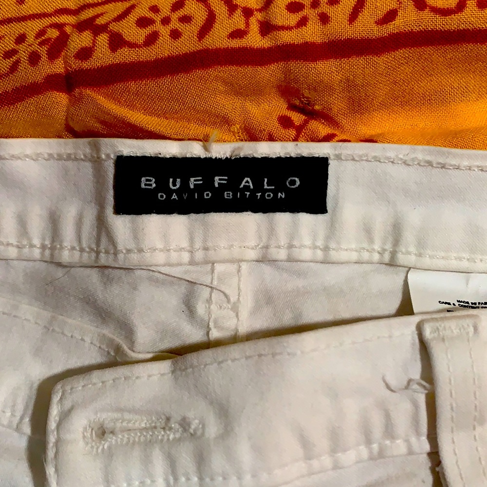 Buffalo by David Bitton Sliver White Jeans